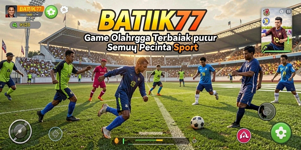 Tampilan utama gameplay BATIK77 yang penuh aksi dan seru.
