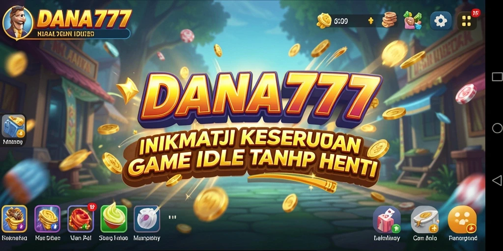 Tampilan gameplay DANA777 yang menarik dan penuh warna.
