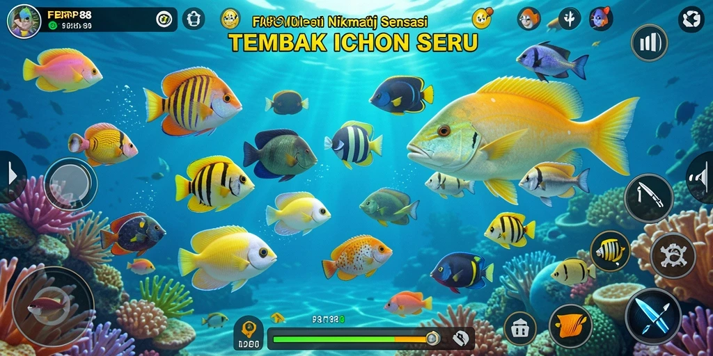 Gameplay seru tembak ikan di FBRP88.