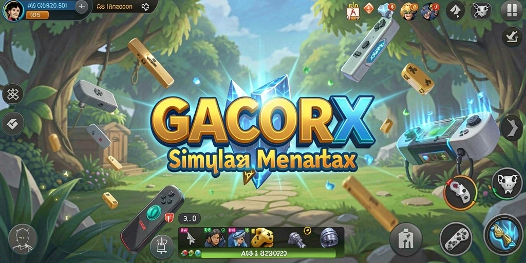 Tampilan gameplay GACORX yang mencerminkan pengalaman simulasi yang mendalam.