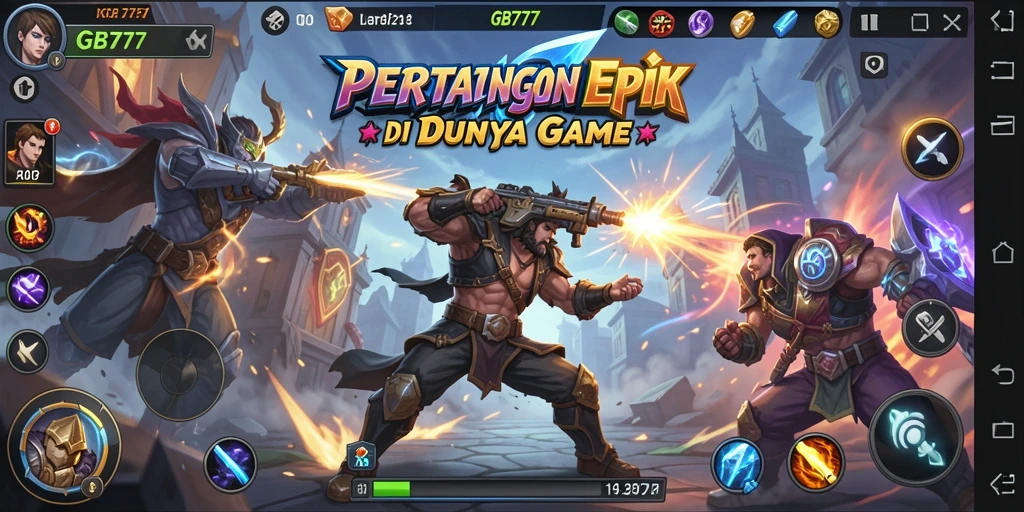 Tangkapan layar GB777 menampilkan aksi pertarungan yang mendebarkan.