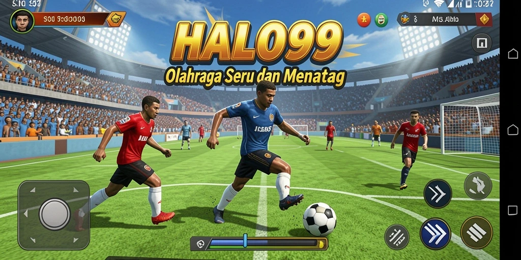 Tampilan gameplay HALO99 yang seru dan interaktif di berbagai cabang olahraga.