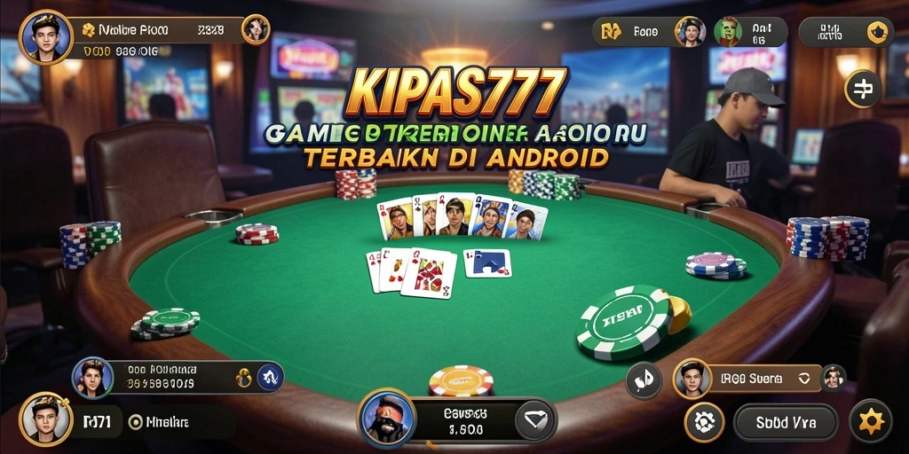 Tampilan gameplay KIPAS777 yang menarik saat bermain Poker.