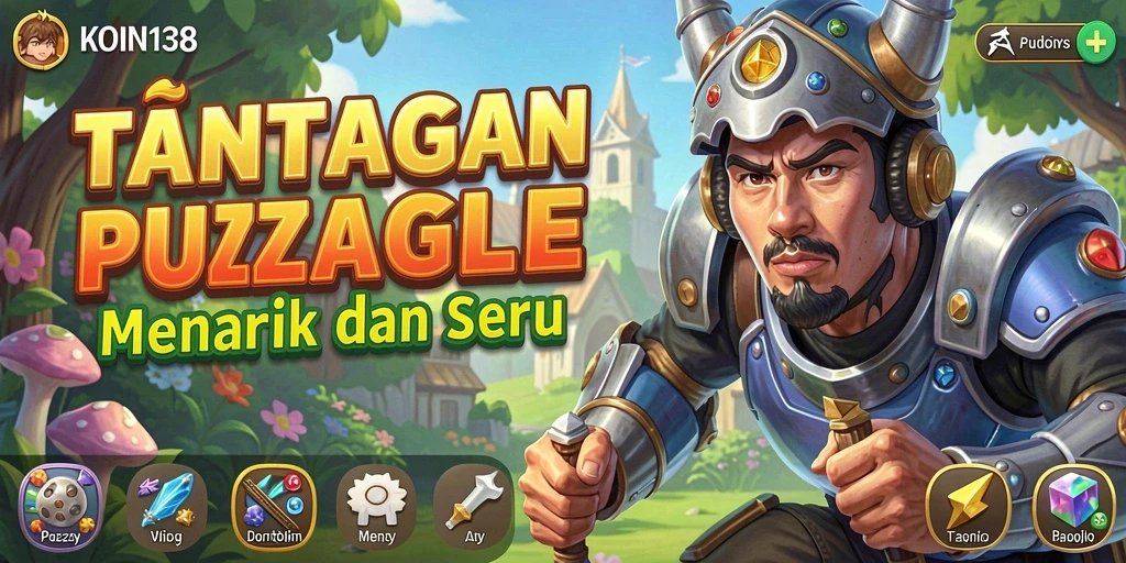 Tampilan menarik dari gameplay KOIN138 yang penuh tantangan Puzzle.