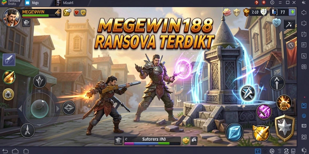 Screenshot menunjukkan aksi menara pertahanan dalam MEGEWIN188 yang mendebarkan.