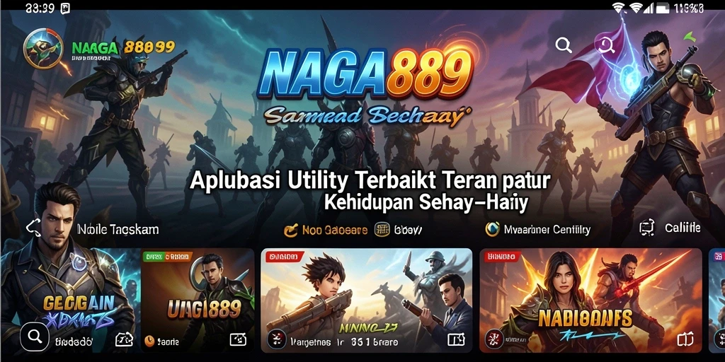 Antarmuka NAGA889 yang menarik dan fungsional menunjukkan kemudahan penggunaan.