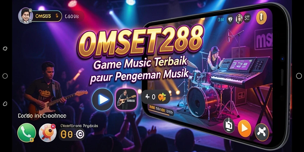 Tampilan gameplay OMSET288 yang menarik dengan berbagai pilihan lagu.