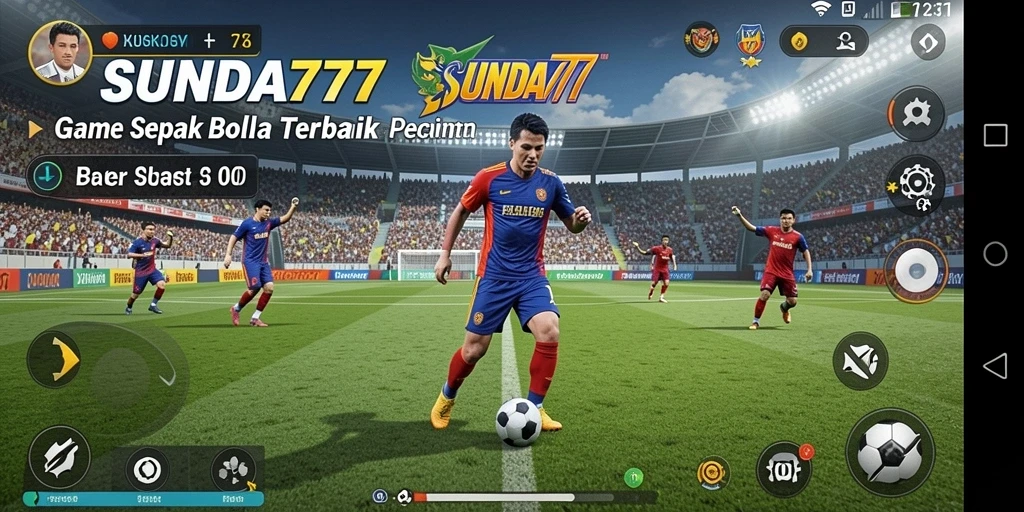 Screenshot SUNDA777 menunjukkan aksinya saat pertandingan sepak bola yang mendebarkan.