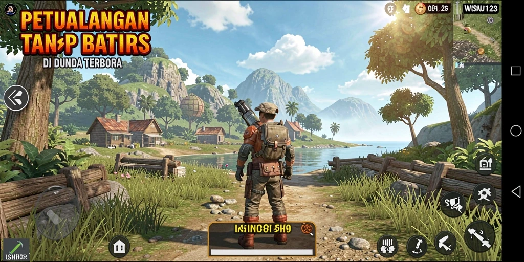 Gameplay menarik di dunia terbuka WISNU123.